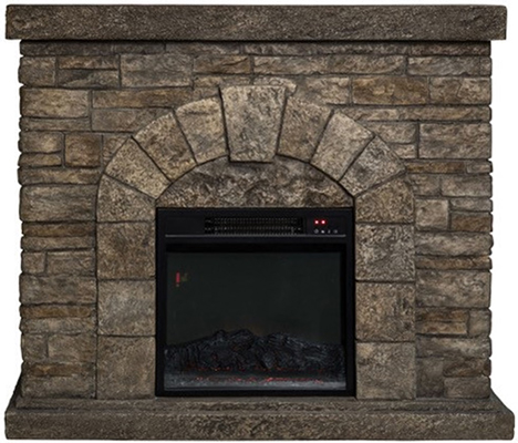 43.5 Inch Stacked Stone Electric Fireplace 0
